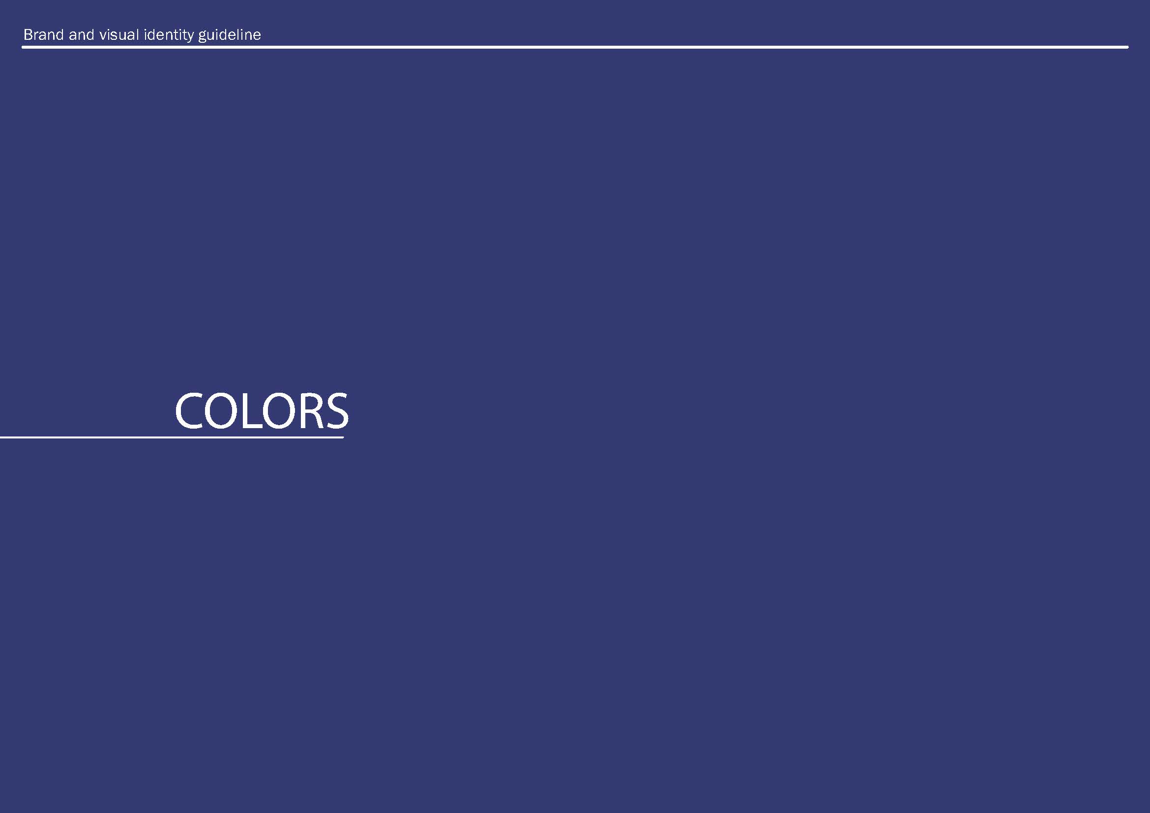 Color Section thumbnails for brand color palette
